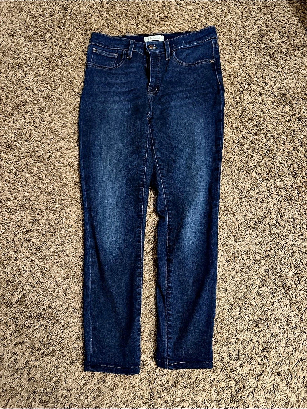 Madewell 9" Mid-Rise Skinny Jeans Blue Waist 29